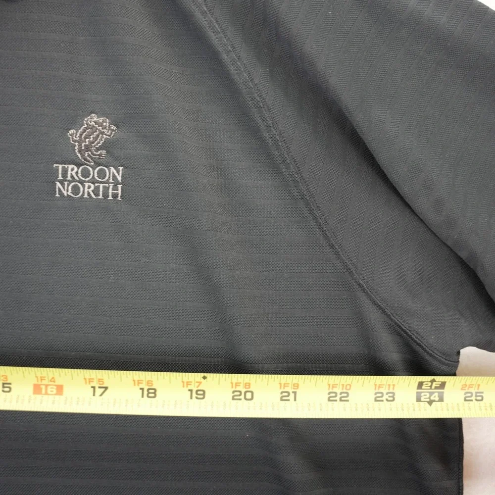 Under Armour‎ Mens XXL Black Troon North Golf Polo Shirt Short Sleeve